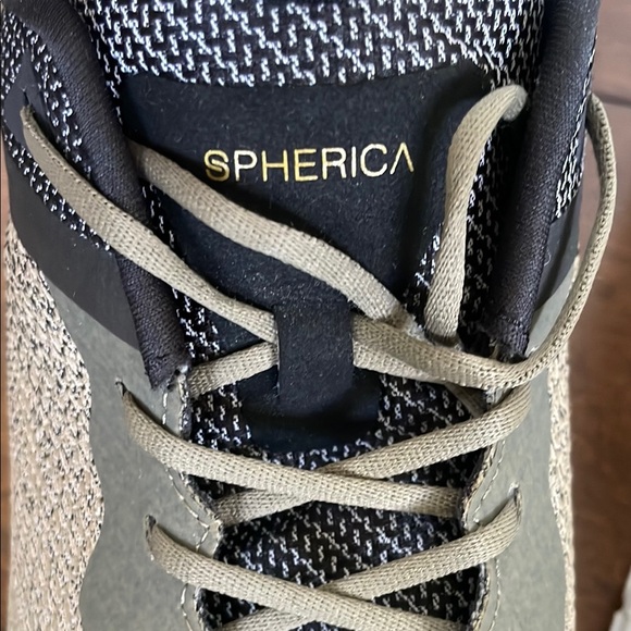 Geox Black and Tan Athletic Shoes with Breathable Mesh - Picture 3 of 11